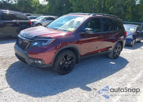 2021 Honda Passport Awd Ex-L z USA, uszkodzony, nr VIN 5FNYF8H57MB003338
